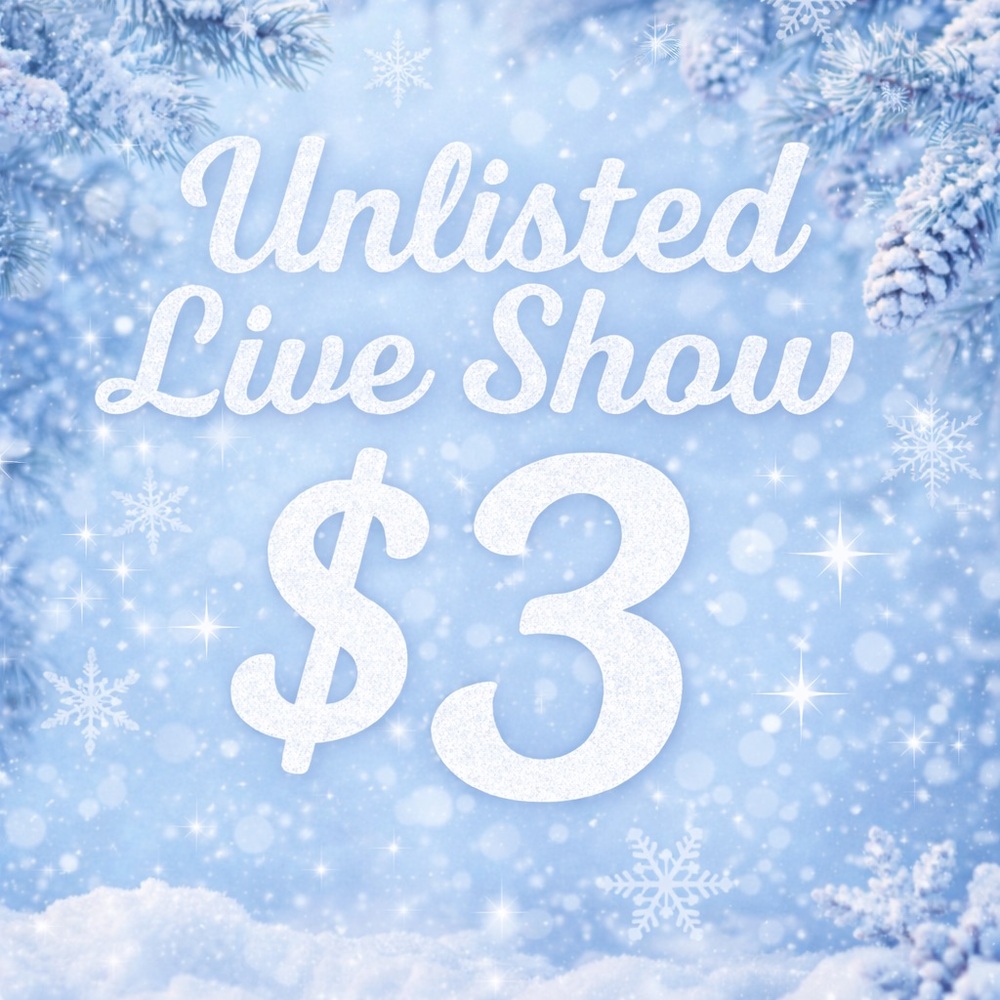 Unlisted Live Show Graphic